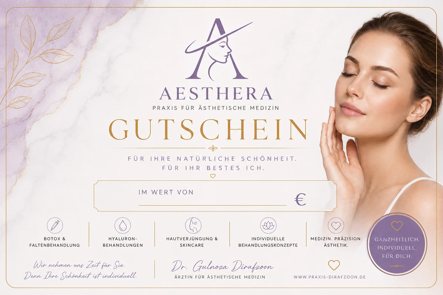 AESTHERA Gutschein für ästhetische Medizin in Emmendingen